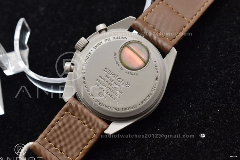 Nylon Quartz Swatch Strap Bioceramic Moonwatch On Omega X Mission Saturn To 1219